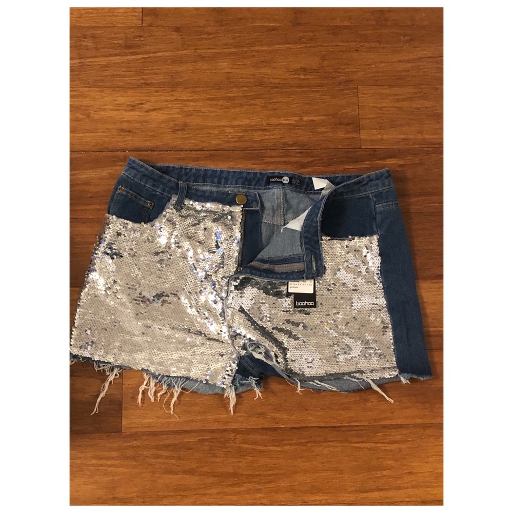 Sequin shorts